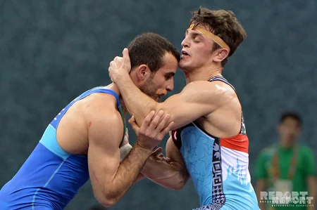 İslamiada meydanında Azərbaycan pəhləvanları - FOTOREPORTAJ