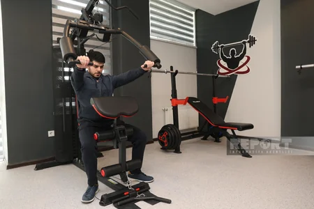 Türkan qəsəbəsində idman zalının açılışı olub