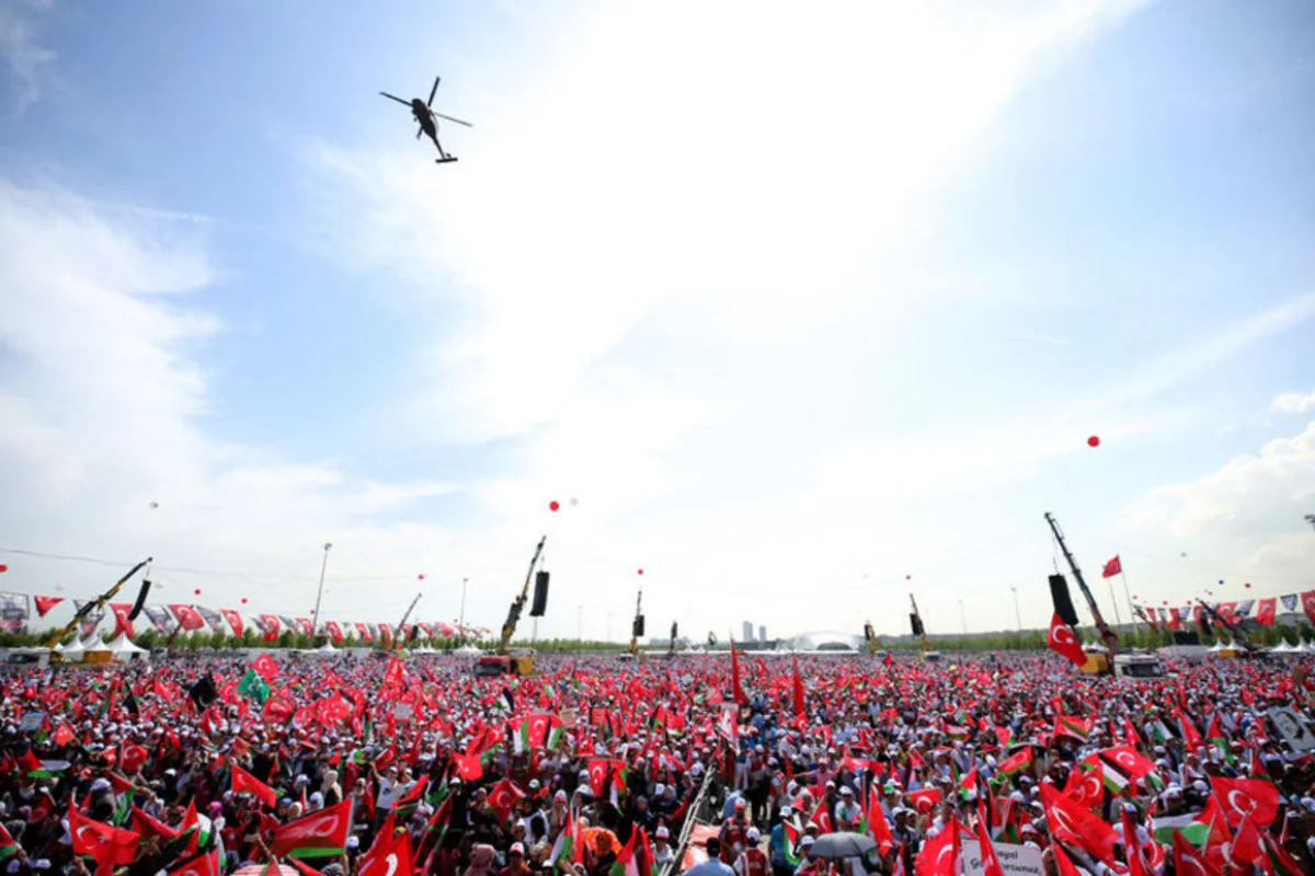 İstanbulda “Zülmə lənət, Qüdsə dəstək!” mitinqi keçirilib - YENİLƏNİB