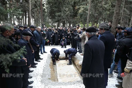 Xalq yazıçısı Rüstəm İbrahimbəyov I Fəxri xiyabanda dəfn edilib - YENİLƏNİB-8