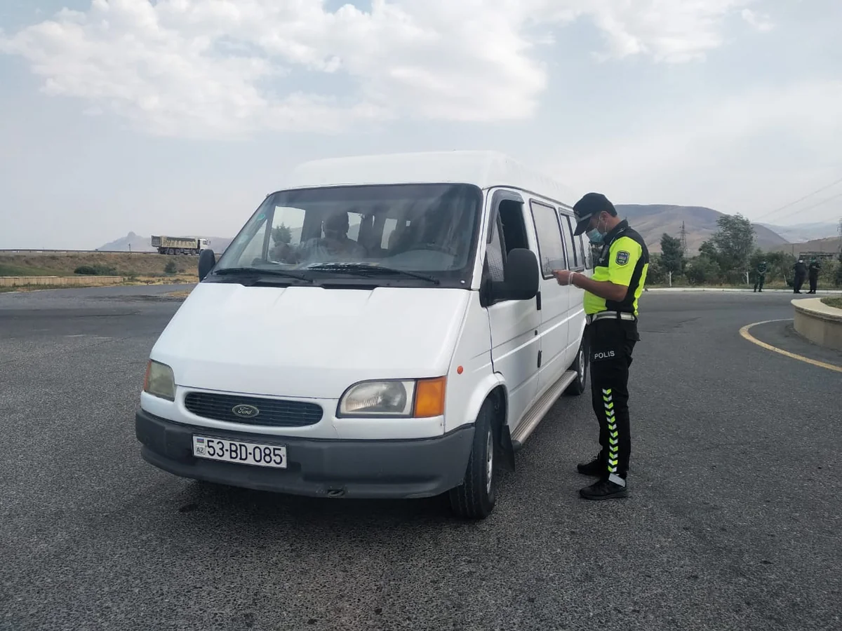 Siyəzəndə polis gücləndirilmiş iş rejimində çalışır