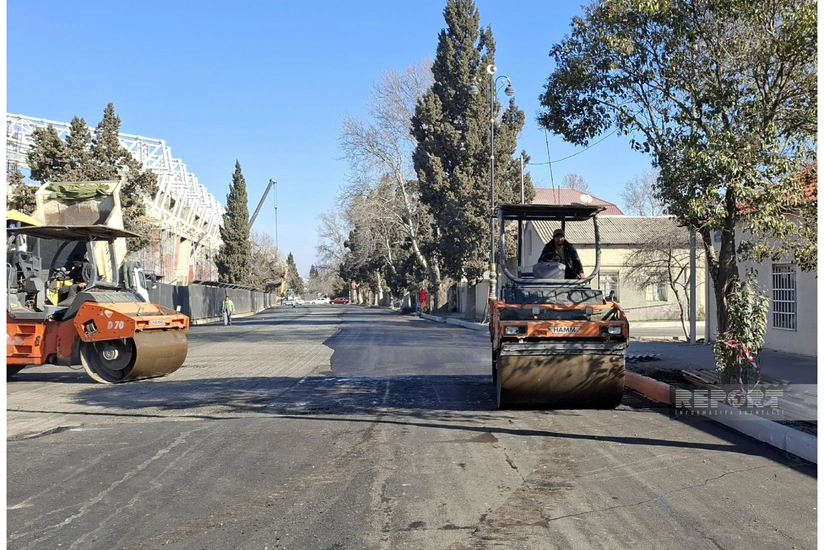 Гянджа готовится к III Играм СНГ: ведутся работы по благоустройству