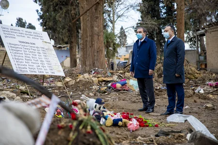 Gəncədə 103 mənzil şəhid ailələri və Qarabağ müharibəsi əlillərinə təqdim edildi