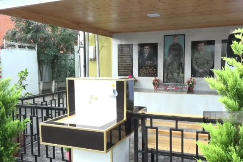 Cəlilabadda şəhid bulağının açılışı olub 