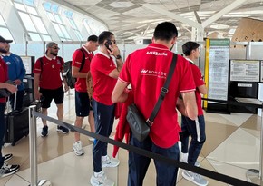 Azərbaycan millisi yoldaşlıq görüşü üçün Latviyaya yollanıb