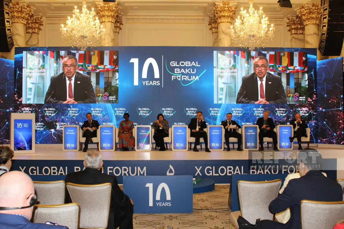 X Qlobal Bakı Forumu: Səhiyyə ilə bağlı panel iclası keçirilib - YENİLƏNİB