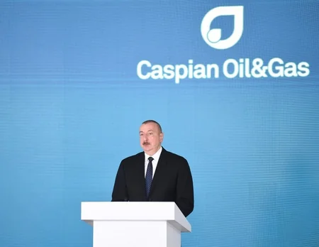 Prezident İlham Əliyev XXVI Beynəlxalq “Xəzər Neft və Qaz-2019” sərgi və konfransının açılışında iştirak edib - YENİLƏNİB