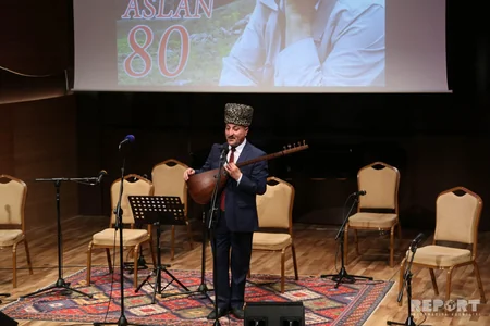 Aşıq Şəmşir Mədəniyyət Ocağı Məmməd Aslanın 80 illik yubileyini qeyd edib