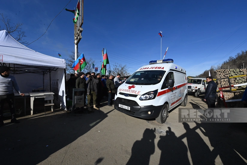 Машины МККК и скорая из Армении беспрепятственно проследовали из Ханкенди в сторону Лачына