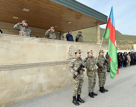 Azərbaycan Ordusunda andiçmə mərasimləri keçirilib