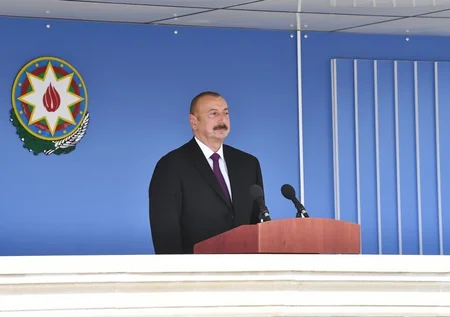 Prezident İlham Əliyev DTX-nin N saylı hərbi hissəsində gənc əsgərlərin andiçmə mərasimində iştirak edib - YENİLƏNİB - FOTO