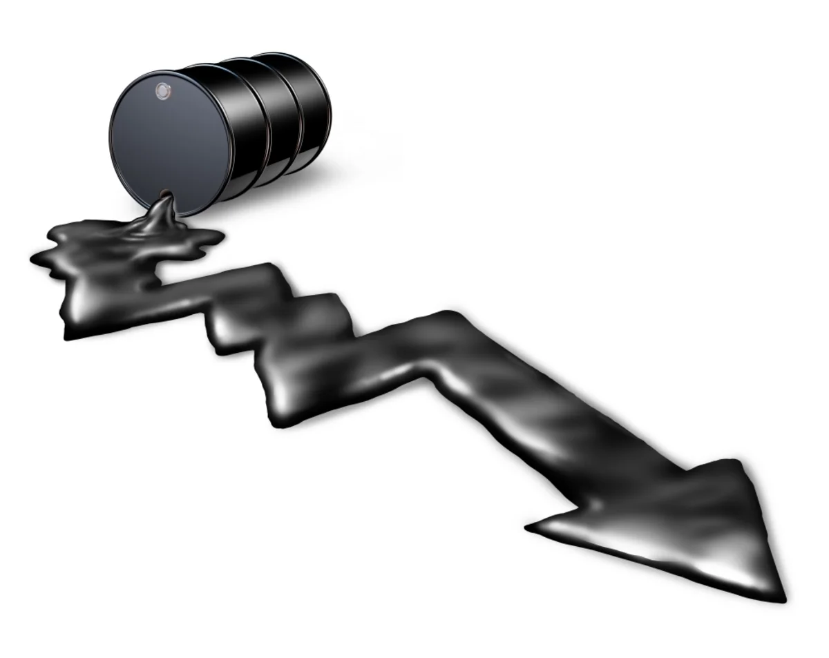Azerbaijani oil price down below 55 USD