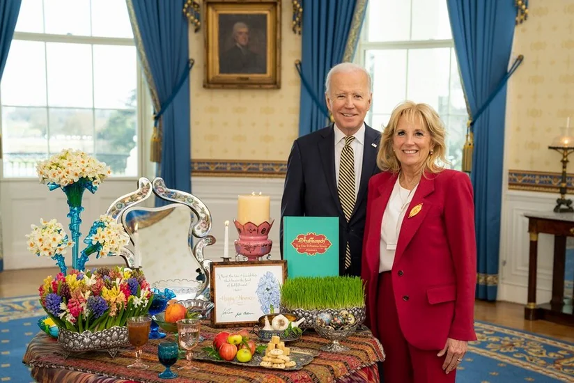 Bayden Novruz bayramı bəyanatında iranlı qadınların mübarizəsi və Fələstindən danışıb