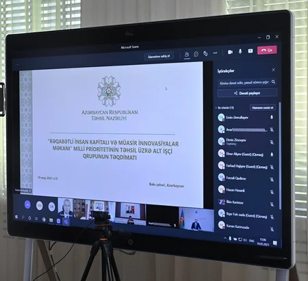 Təhsil üzrə İşçi Qrupun növbəti iclası keçirilib