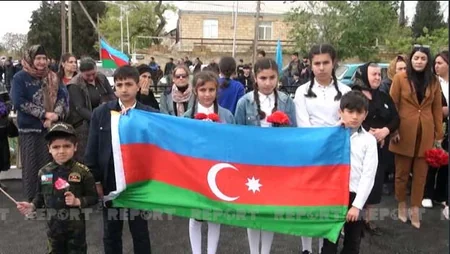 Qobustanda Vətən müharibəsi şəhidinin xatirəsinə inşa edilən bulaq kompleksinin açılışı olub