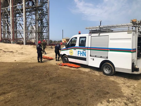 FHN SOCAR-ın “Abşeronneft” NQÇİ-də mülki müdafiə məşqi keçirib