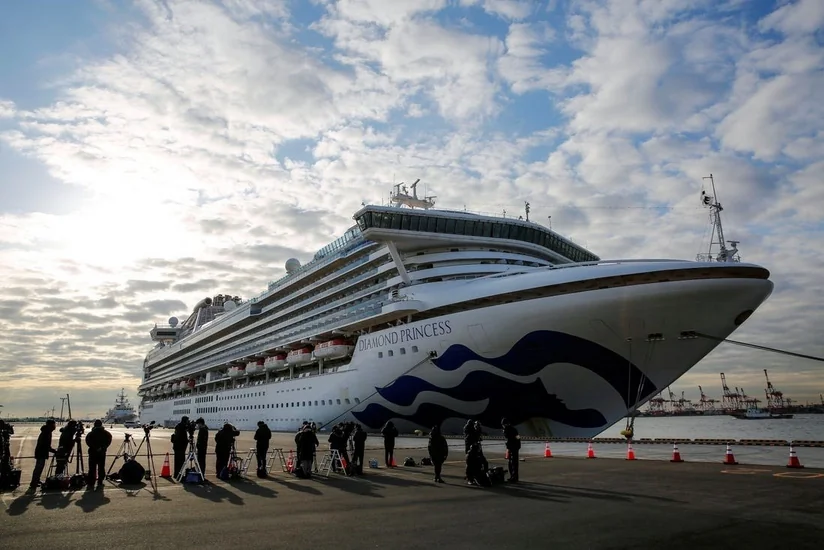 Coronavirus-affected Diamond Princess disinfected