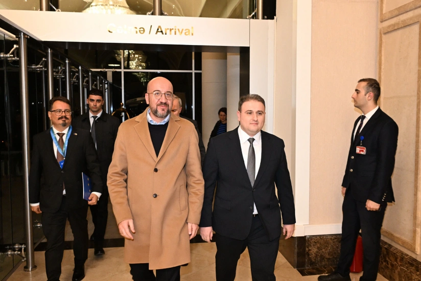 Начался визит в Азербайджан президента Совета ЕС Шарля Мишеля