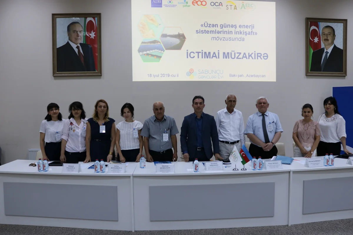 “Üzən günəş enerji sistemlərinin inkişafı” layihəsi müzakirə edilib