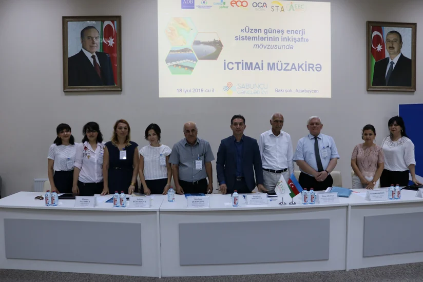 “Üzən günəş enerji sistemlərinin inkişafı” layihəsi müzakirə edilib