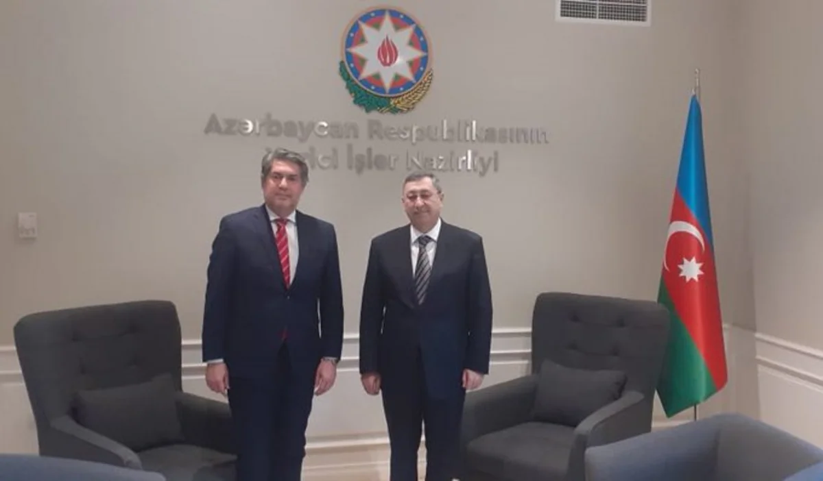 Yunanıstanın Azərbaycandakı səfiri Xələf Xələfovla görüşüb