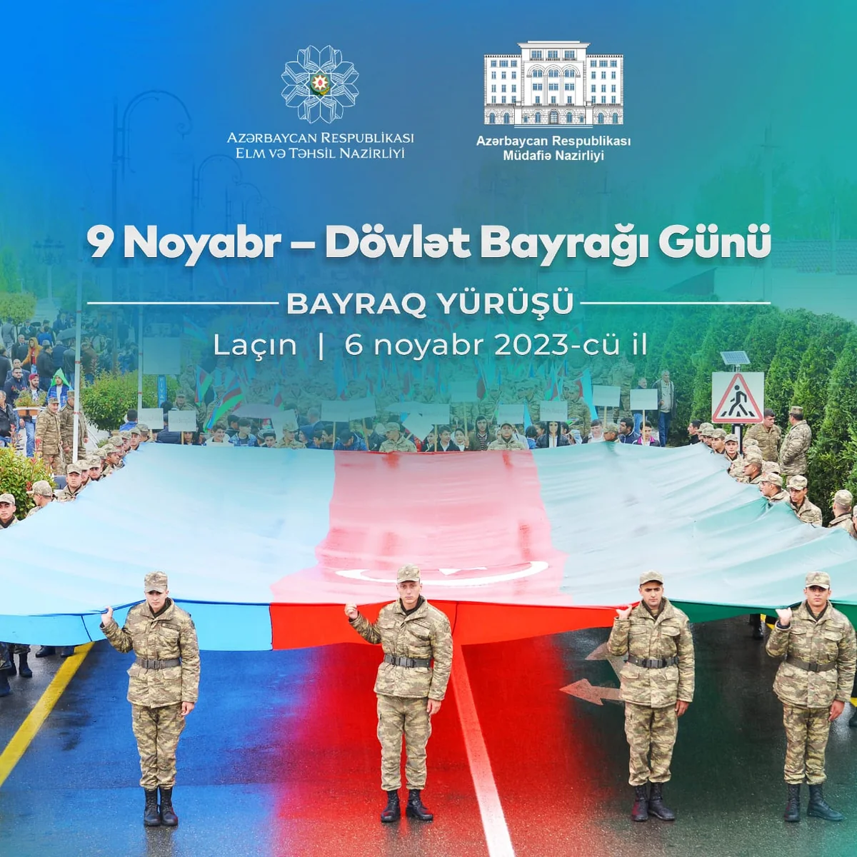 Elm və Təhsil Nazirliyi Müdafiə Nazirliyi ilə birgə “Bayraq yürüşü” keçirəcək 