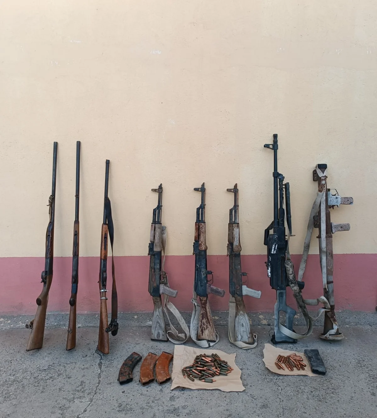 Arms and ammunition found in Jabrayil
