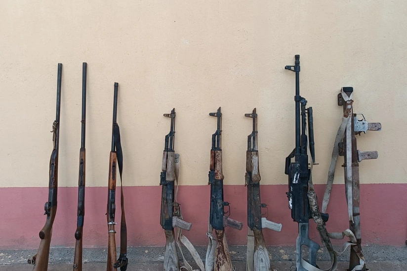 Arms and ammunition found in Jabrayil