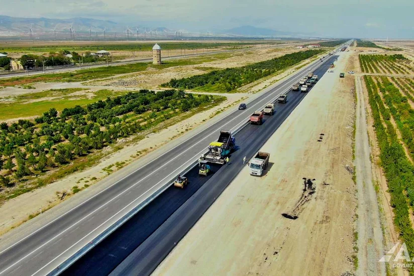 Bakı-Quba avtomobil yolunun bir hissəsində yenidənqurma işləri yekunlaşır