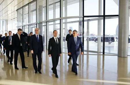 Rusiya baş nazirinin Azərbaycana səfəri başa çatıb