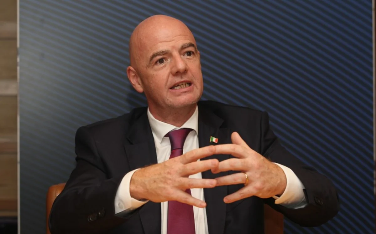 FIFA President Infantino congratulates Ilham Aliyev