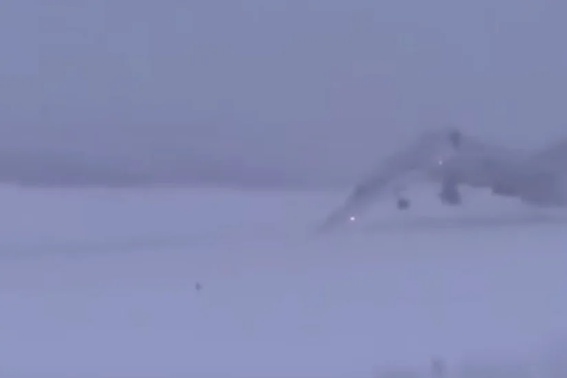 Опубликовано видео крушения Ту-22М3 в России - ВИДЕО
