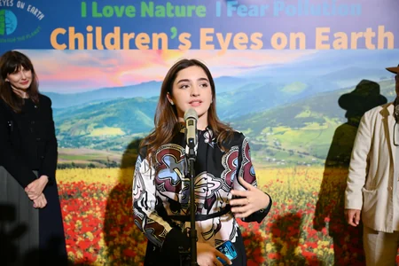 “Earth Through Children’s Eyes photo exhibition opens at Heydar Aliyev Center