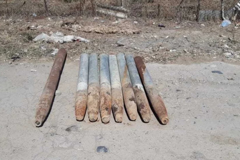 Ağstafa rayonunda 8 ədəd raket tapılıb