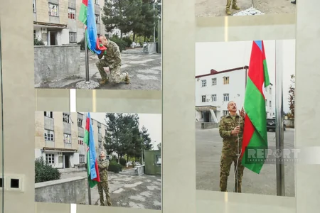 Dövlət Bayrağı Meydanındakı yenilənmiş Bayraq Muzeyi təqdim edilib