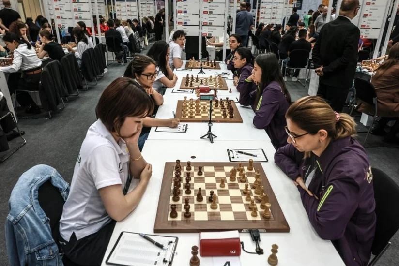 Ümumdünya Şahmat Olimpiadası: Azərbaycanın qadınlardan ibarət millisi üçüncü qələbəsini qazanıb