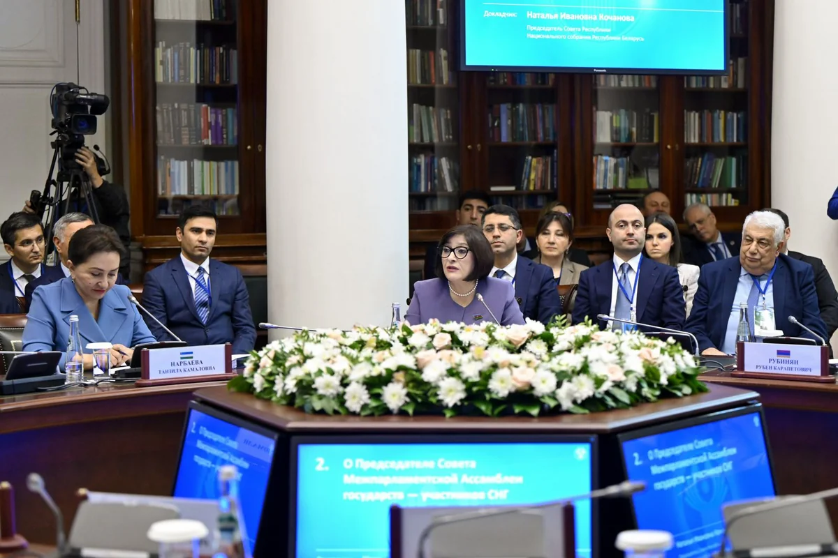 Сахиба Гафарова выступила на заседании Совета Межпарламентской Ассамблеи СНГ