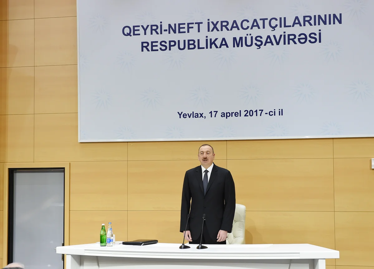 Prezident İlham Əliyevin sədrliyi ilə Yevlaxda qeyri-neft ixracatçılarının respublika müşavirəsi keçirilib - YENİLƏNİB-2