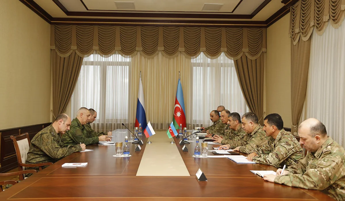 Zakir Hasanov met with Commander of peacekeeping forces to be deployed in Nagorno-Karabakh