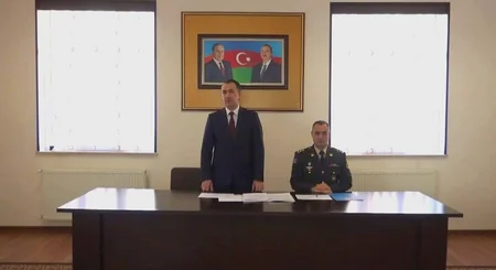 Naxçıvanda şəhidlərin orden və medalları ailə üzvlərinə təqdim edilib