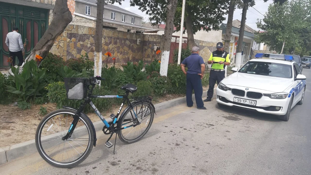 Şabranda 9 velosipedçi cərimələndi
