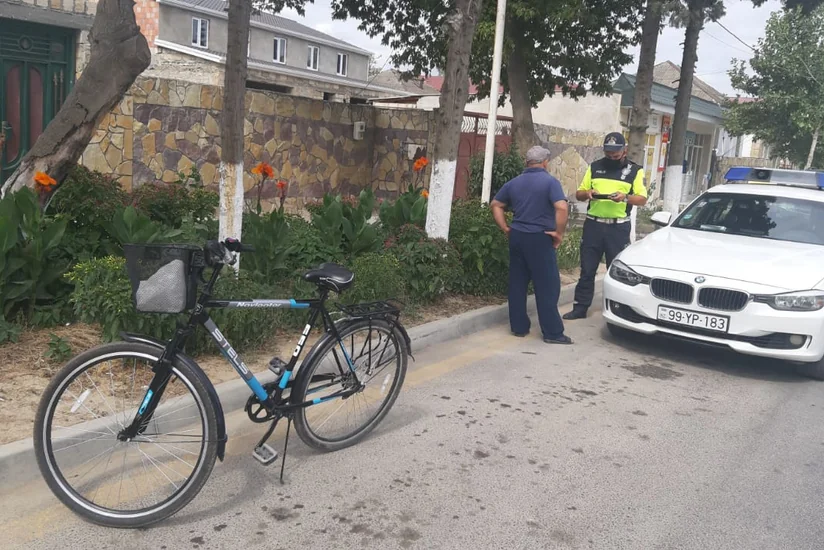 Şabranda 9 velosipedçi cərimələndi