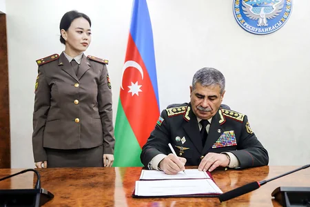 Azerbaijan and Kyrgyzstan ink military cooperation plan