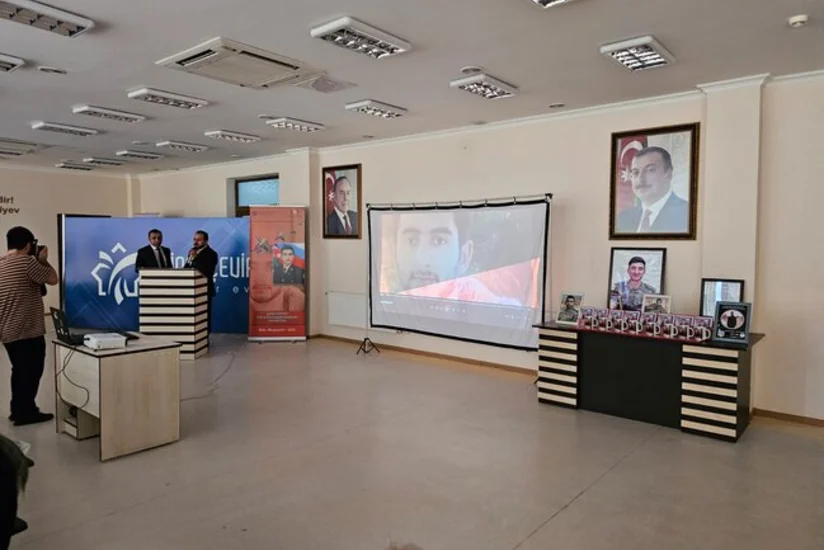 Mingəçevirdə şəhid Təbriz Cüməzadəyə həsr olunmuş sənədli filmin təqdimatı keçirilib