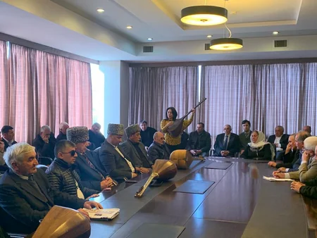 Gürcüstanda azərbaycanlı ustad aşığın 60 illik yubileyi qeyd olunub - FOTO
