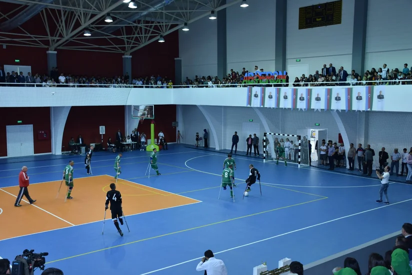 Qarabağ qaziləri futbol komandası ilə Tbilisi komandası arasında yoldaşlıq görüşü keçirilib