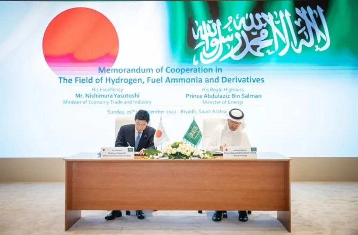 Japan, Saudi Arabia sign memo on supply of new types of energy