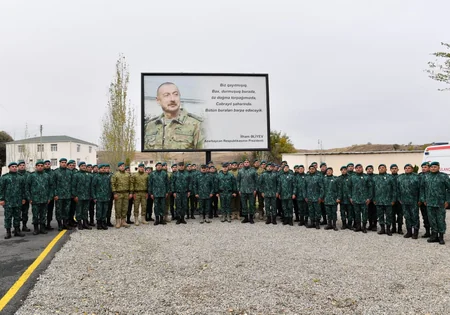 Cəbrayılda DSX-nin hərbi hissəsində hərbi xəstəxana, idman və yaşayış kompleksləri istifadəyə verilib