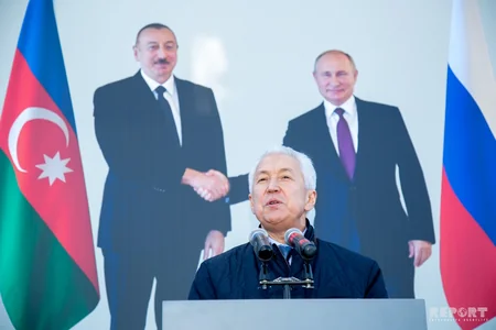 Azərbaycanla Rusiya sərhədində yerləşən Samur çayı üzərində yeni körpü açılıb - FOTOLAR