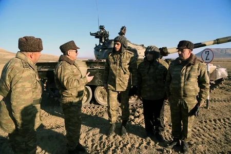 В Вооруженных силах Азербайджана проходит мероприятие с участием всего руководящего состава
